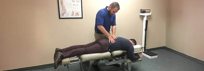 Devin Beach Adjusting Patients Back